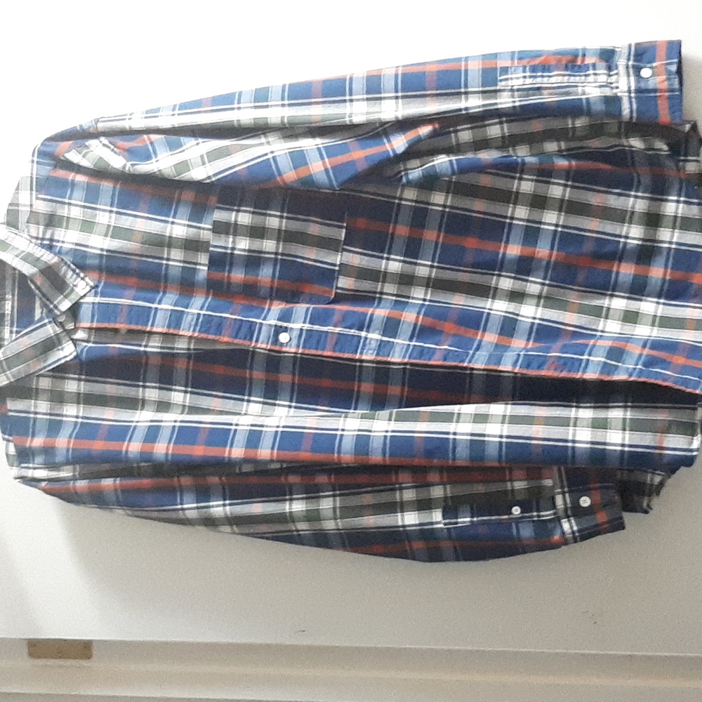 Sun river xl long sleeve plaid shirt button down shirt